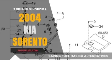 Locate the Fuel Pump in Your 2004 Kia Sorento Easily