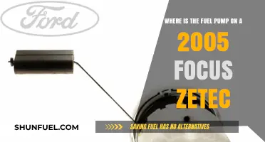 Locating the Fuel Pump in a 2005 Ford Focus Zetec