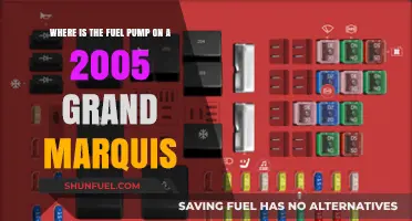 Locating the Fuel Pump in a 2005 Grand Marquis