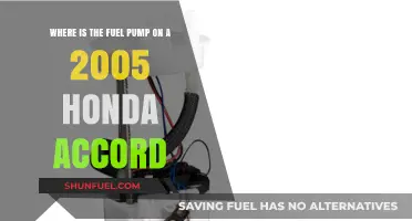 Locating the Fuel Pump in a 2005 Honda Accord: A Guide