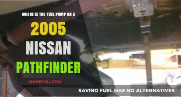 Locating the Fuel Pump on a 2005 Nissan Pathfinder