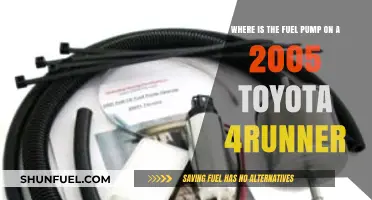Locating the Fuel Pump in a 2005 Toyota 4Runner: A Guide