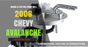 Locating the Fuel Pump on a 2006 Chevy Avalanche: A Guide