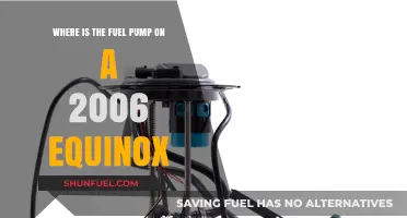 Locating the Fuel Pump on a 2006 Chevy Equinox
