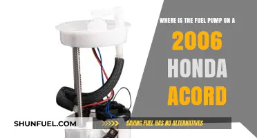 Locate the Fuel Pump in Your 2006 Honda Accord: A Guide