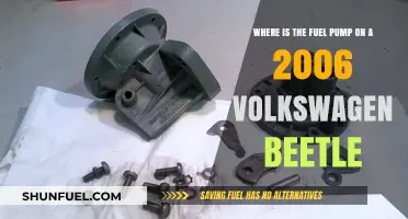 Locating the Fuel Pump in a 2006 Volkswagen Beetle