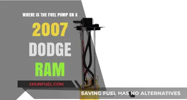 Locating the Fuel Pump in a 2007 Dodge Ram Truck