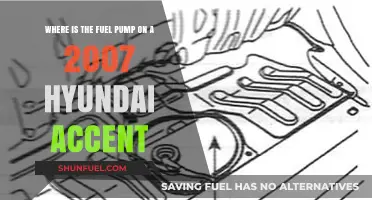 Locating the Fuel Pump in a 2007 Hyundai Accent: A Guide