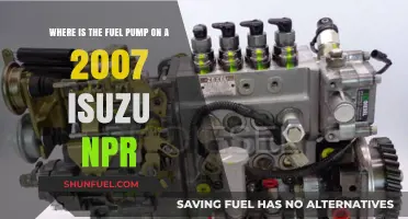 Locating the Fuel Pump on a 2007 Isuzu NPR: A Guide
