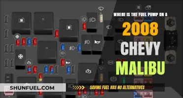 Locating the Fuel Pump on a 2008 Chevy Malibu: A Guide