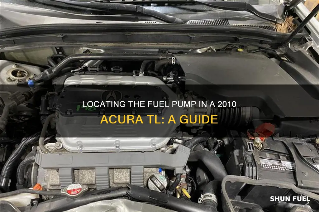 where is the fuel pump on a 2010 acura tl