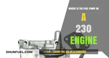 Locating the Fuel Pump on a 230 Engine: A Quick Guide