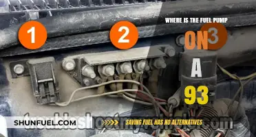 Locating the Fuel Pump on a 1993 Vehicle: A Quick Guide