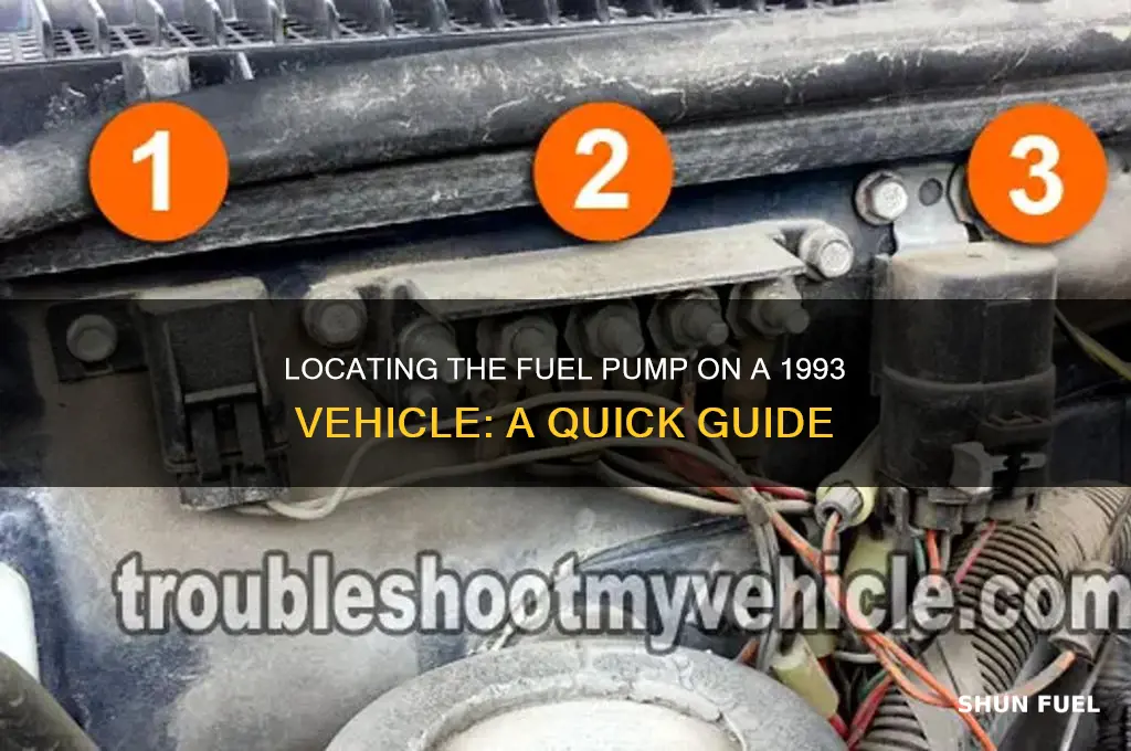 where is the fuel pump on a 93
