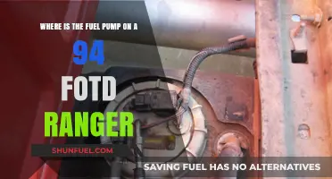 Locating the Fuel Pump on a 1994 Ford Ranger: A Guide