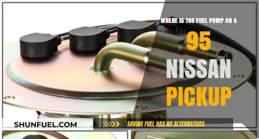 Locating the Fuel Pump on a 1995 Nissan Pickup Truck