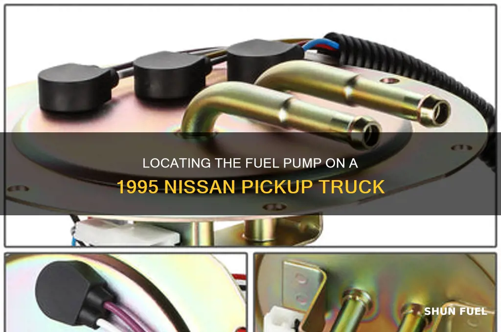 where is the fuel pump on a 95 nissan pickup