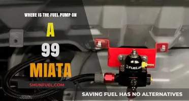 Locating the Fuel Pump in a 1999 Mazda Miata: A Guide
