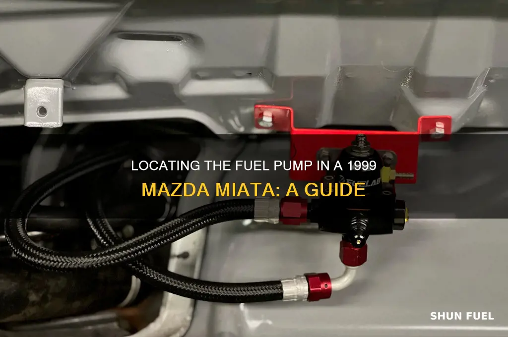 where is the fuel pump on a 99 miata