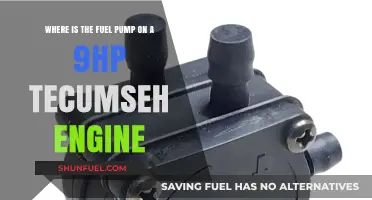 Locate the Fuel Pump on Your 9HP Tecumseh Engine: A Guide