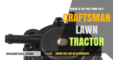 Locating the Fuel Pump on Your Craftsman Lawn Tractor: A Guide