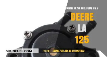 Locating the Fuel Pump on Your Deere LA 125: A Guide
