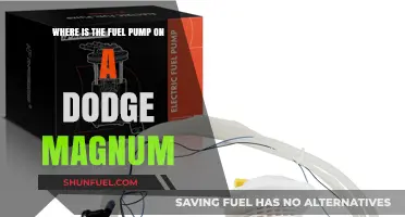Locating the Fuel Pump on Your Dodge Magnum: A Quick Guide