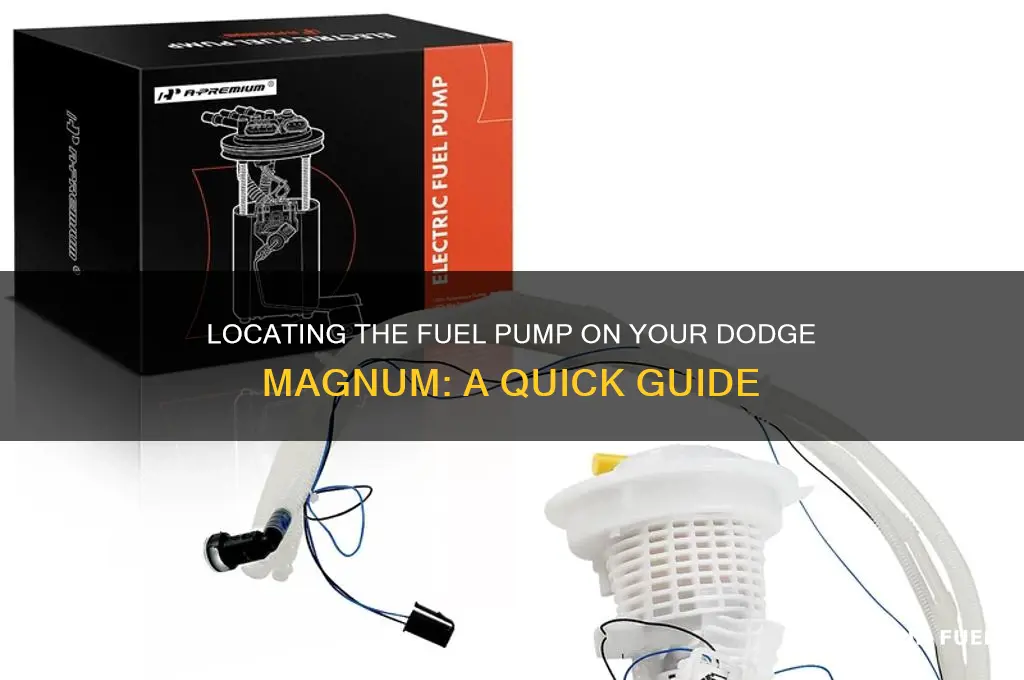 where is the fuel pump on a dodge magnum