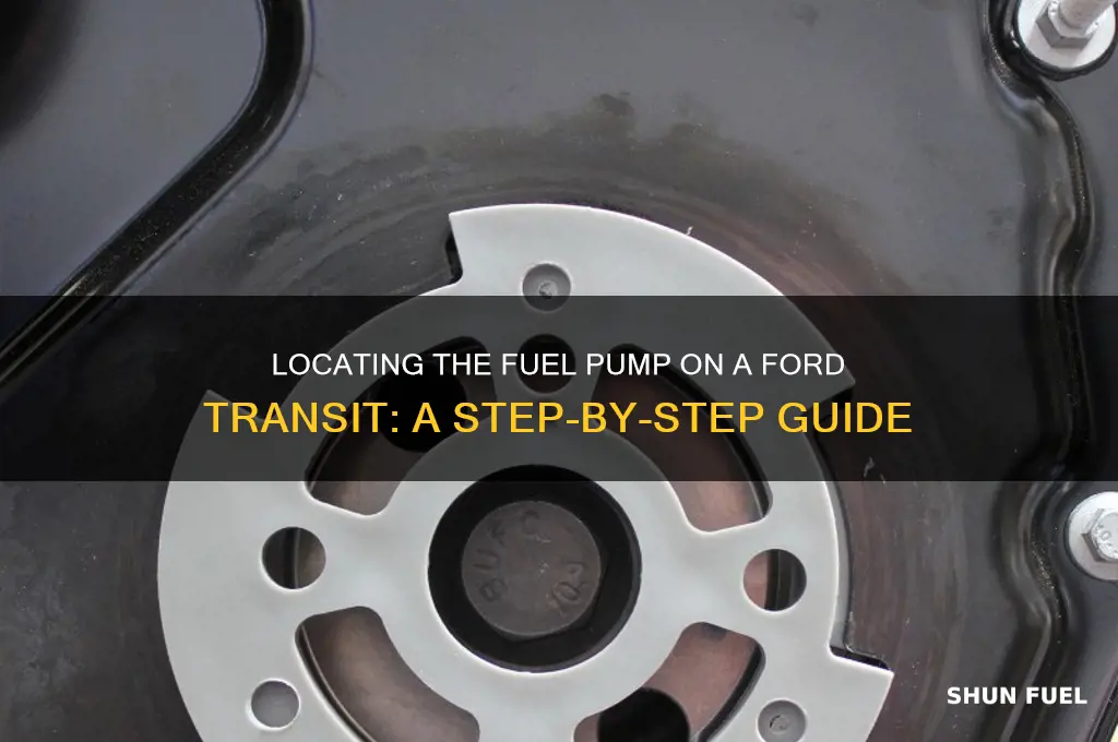 where is the fuel pump on a ford transit