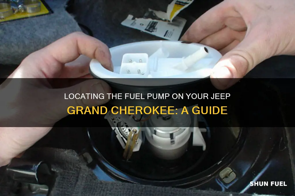 where is the fuel pump on a jeep grand cherokee