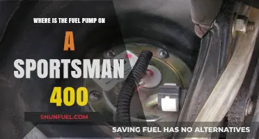 Locating the Fuel Pump on a Sportsman 400 ATV