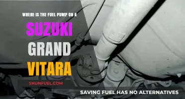 Locate Your Suzuki Grand Vitara's Fuel Pump: A Quick Guide
