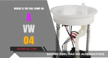 Locating the Fuel Pump in a 2004 Volkswagen Vehicle