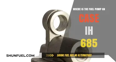 Locating the Fuel Pump on a Case IH 685 Tractor