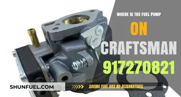 Craftsman 917270821 Fuel Pump Location Guide: Find It Easily