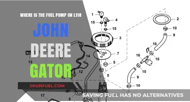 Locating the Fuel Pump on Your John Deere Gator L118