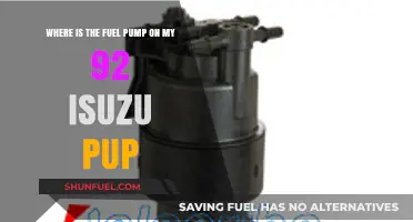 Locating the Fuel Pump on a 1992 Isuzu Pup: A Guide