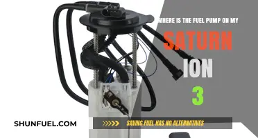 Saturn Ion 3 Fuel Pump Location: A Quick Guide
