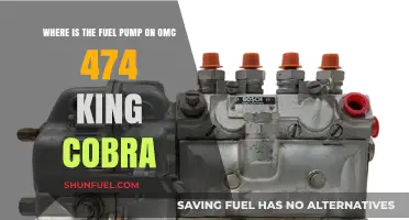 Locating the Fuel Pump on OMC 474 King Cobra Engine