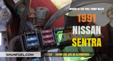Locate Fuel Pump Relay in 1991 Nissan Sentra: A Guide