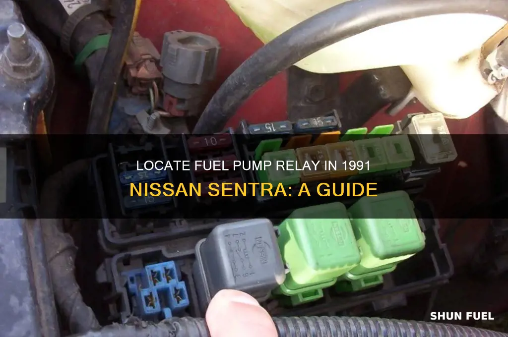 where is the fuel pump relay 1991 nissan sentra