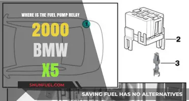 BMW X5 2000 Fuel Pump Relay Location Guide