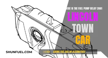 Locating the Fuel Pump Relay in a 2001 Lincoln Town Car