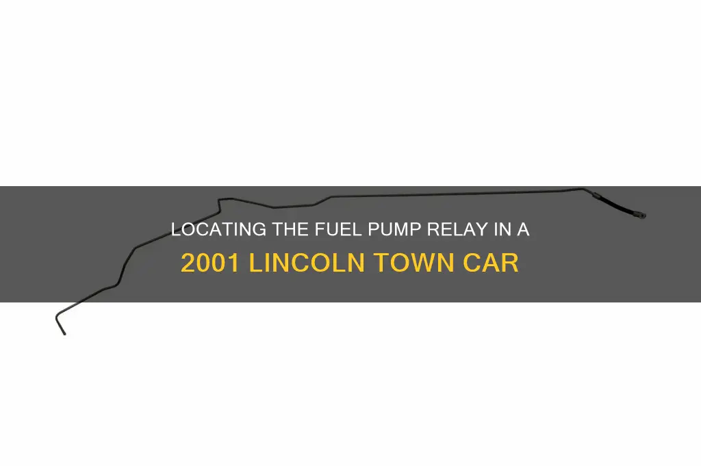 where is the fuel pump relay 2001 lincoln town car