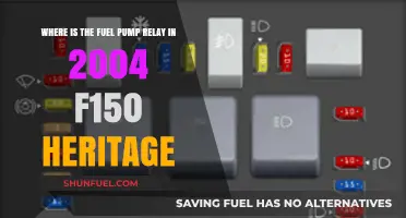 Locate the Fuel Pump Relay in Your 2004 F150 Heritage