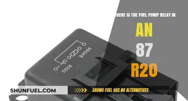 Locating the Fuel Pump Relay in a 1987 Chevy R20