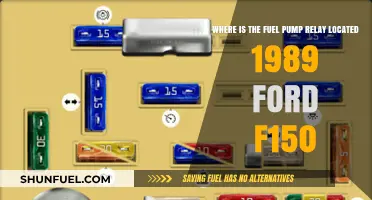 1989 Ford F150 Fuel Pump Relay Location Guide
