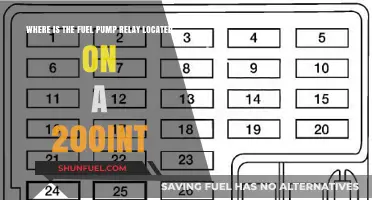Locate the Fuel Pump Relay on a 2000 Nissan Altima