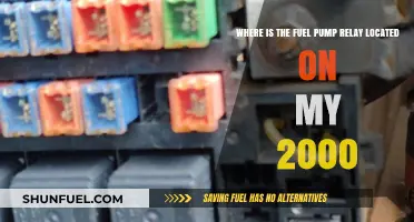 Finding the Fuel Pump Relay in Your 2000 Vehicle: A Guide