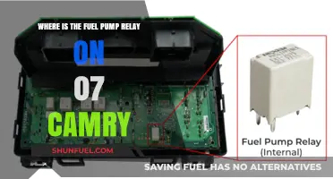 Locate the Fuel Pump Relay in Your 2007 Toyota Camry